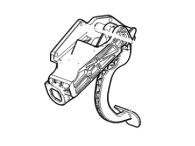 GM 23417446 Pedal Asm-Clutch (W/ Bracket)