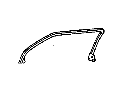 GM 25697621 Weatherstrip Asm-Front Side Door Roof Drip