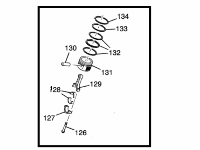 GM 12575630 Piston