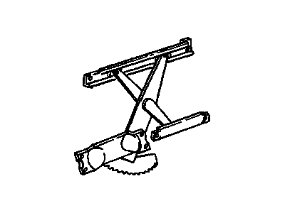 GM 16632439 Front Side Door Window Regulator Assembly <Use 1C5L