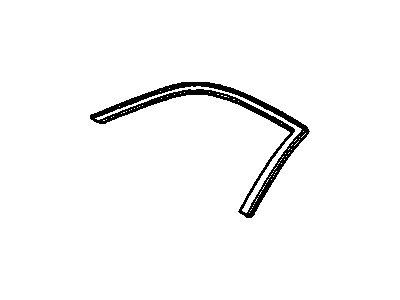GM 20432593 Molding Asm-Scalp Front Door Window Frame