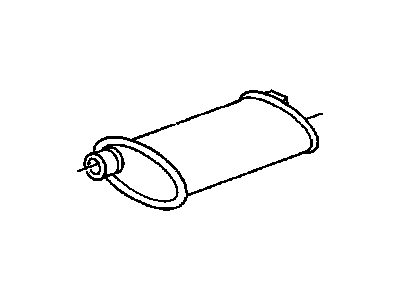 GM 12546142 Exhaust Muffler Assembly