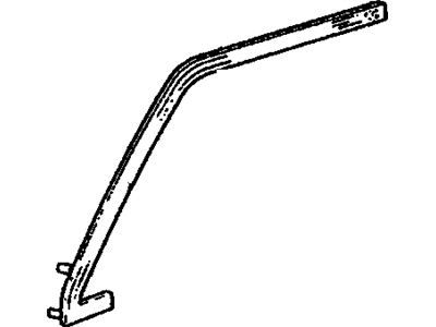 GM 22650185 Molding Asm-Front Side Door Window Frame Scalp