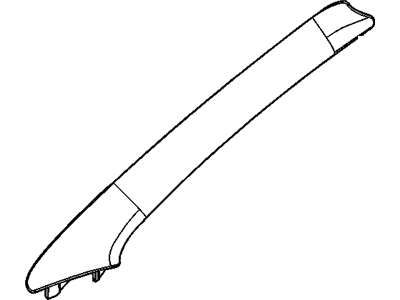 GM 25720764 Molding Asm-Windshield Side Upper Garnish *Neutral