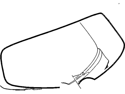 GM 23444251 Lift Gate Glass