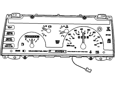 GM 16203211 CLUSTER