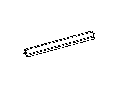 GM 10263692 Molding Asm-Front Side Door Window Reveal (Prime) *Silver Metal