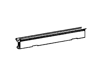 GM 20637062 SEALING STRIP, Front Door Window Channel