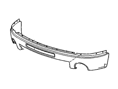 GM 15901510 Bumper