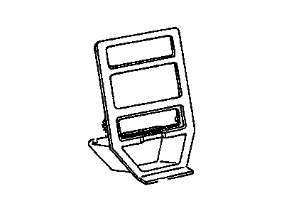 GM 14093429 Plate Asm-Front Floor Console Accessory Trim