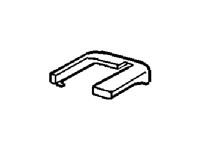 GM 22620889 Cover-Driver Seat Inner Adjuster Rear Finish *Black