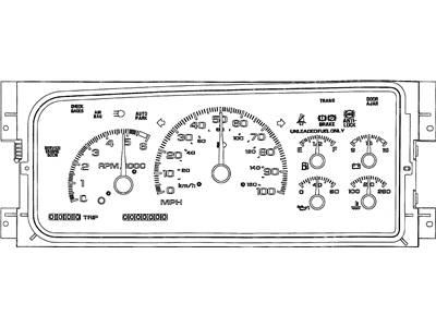 GM 16217735 Instrument Cluster Assembly