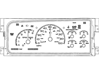 GM 9356765 Instrument Cluster Assemblly