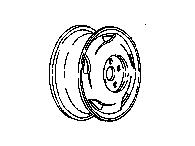GM 12507130 Wheel Rim Kit-16X7