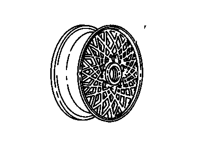 GM 12519621 Wheel Rim Assembly, 15X6