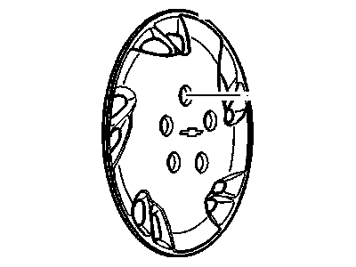 GM 9593100 Wheel Cover