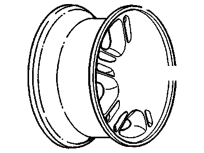 GM 9592264 Wheel, Alloy