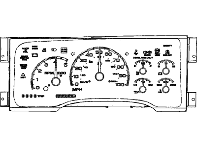 GM 16243765 Instrument Cluster Assembly