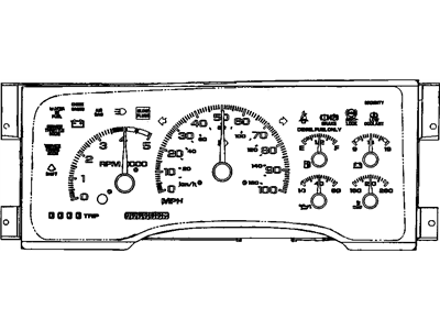 GM 16204845 Instrument Cluster Assemblly