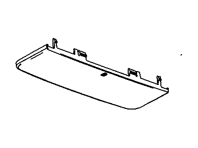 GM 13293395 Map Lamp Lens