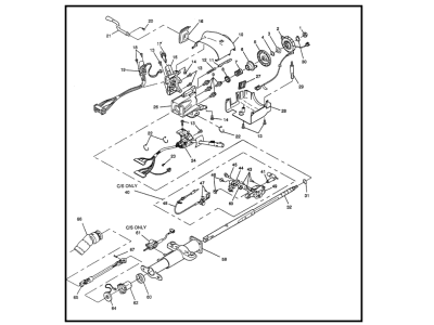 GM 26061646 COLUMN, Steering