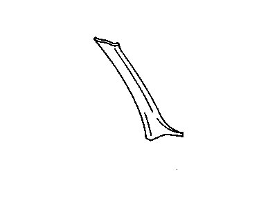GM 16653221 MOLDING, Windshield Garnish Molding