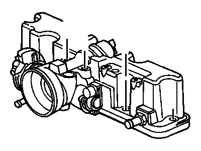 GM 17095194 Manifold Asm-Upper Intake (W/ Throttle Body)