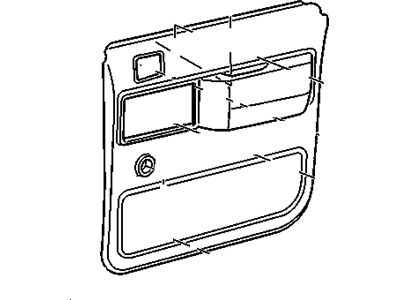 GM 15662138 Door Trim Panel