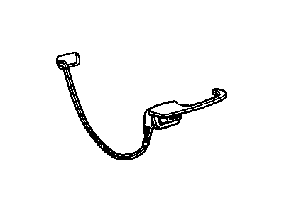 GM 16602804 Handle, Front Side Door Outside