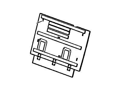GM 22791366 Seat Back Panel
