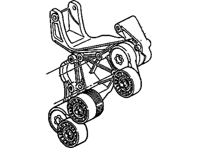 GM 24502734 Bracket Asm-Generator & P/S Pump