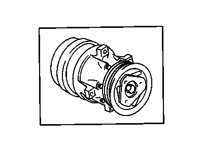 GM 89018863 Air Conditioner Compressor Assembly