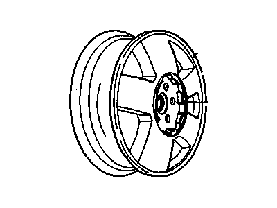 GM 3634736 Wheel Rim, 15X6