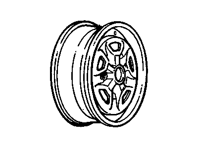 GM 10172901 Wheel Rim Assembly-14 X 5.5