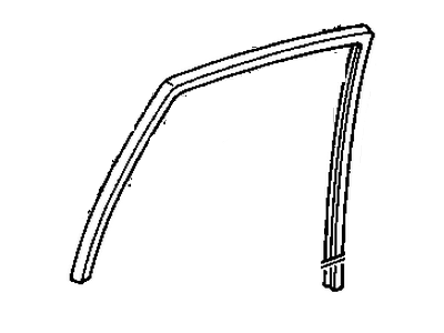 GM 20623620 Weatherstrip Asm-Rear Side Door Window