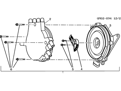 GM 19212299 Distributor Asm, (Remanufacture)