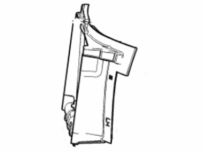 GM 84090550 Duct-Auxiliary Radiator Rear