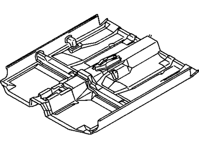 GM 91173471 PANEL, Floor Pan