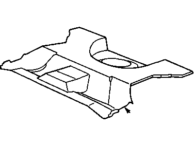 GM 20728967 PANEL, Rear Compartment Floor
