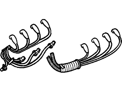 GM 12192090 Wire Asm, Spark Plug #7 Cyl(20"Long)