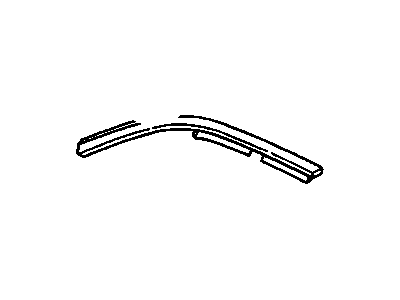 GM 10073939 Weatherstrip-Roof Side Rail Pinchweld