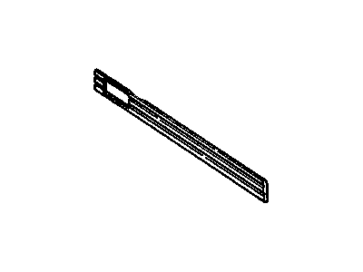 GM 10115315 Molding Asm-Front Side Door Center *Black