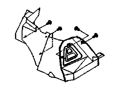 GM 94530527 Seat Back Panel Clip
