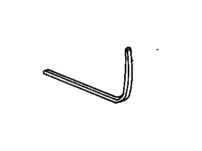 GM 16670190 S/Strip-Front Side Door Window Inner