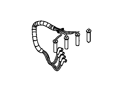GM 12173584 Wire Kit, Spark Plug