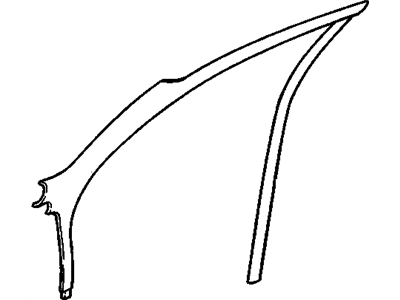 GM 22642173 Molding-Windshield Side Upper Garnish *Paint To Mat