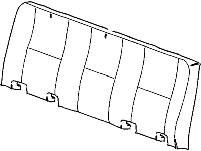 GM 22814501 Seat Back Cover