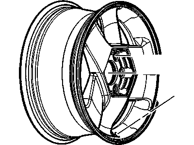 GM 9595947 Wheel, Alloy