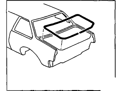 GM 20471803 Weatherstrip, Rear Compartment Lid