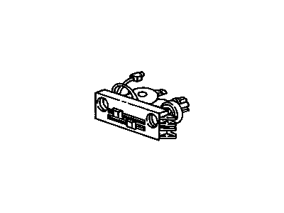 GM 16062712 Heater & Air Conditioner Control Assembly